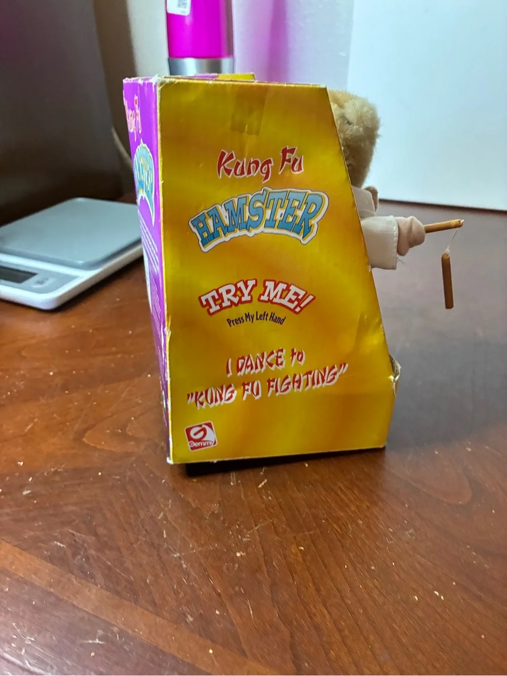 Gemmy 2001 Kung Fu Fighting Dancing Martial Arts Hamster - Works! Original Box